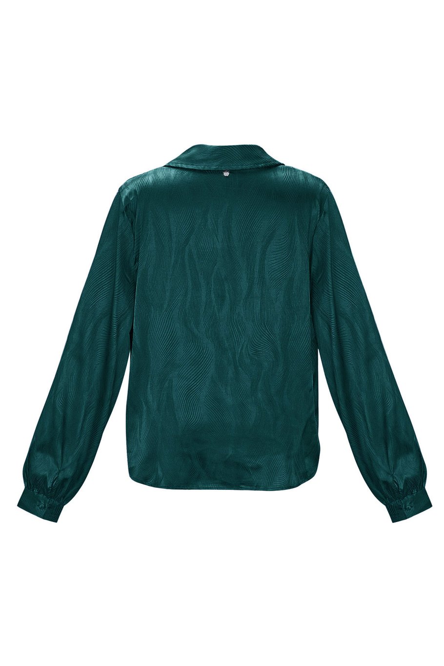 Blusa de raso con estampado - violeta Imagen13